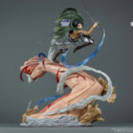 ONIRI CEATIONS 1/6 ATTACK ON TITAN : LEVI VS FEMALE TITAN - 52 CM