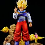 FIGURE CLASS DRAGON BALL RESIN STATUE INSTANT TRANSMISSION GOKU YADRAT - 40 CM