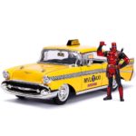JADA TOYS 1/24 DEADPOOL YELLOW TAXI + FIGURA