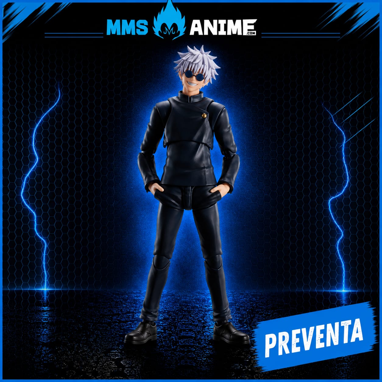 WhatsApp Image 2026-08-07 at 20.00.31 (1) S.H FIGUARTS JUJUTSU KAISEN SATORU GOJO (JUJUTSU TECHNICAL HIGH SCHOOL) - 16 CM - Imagen 1
