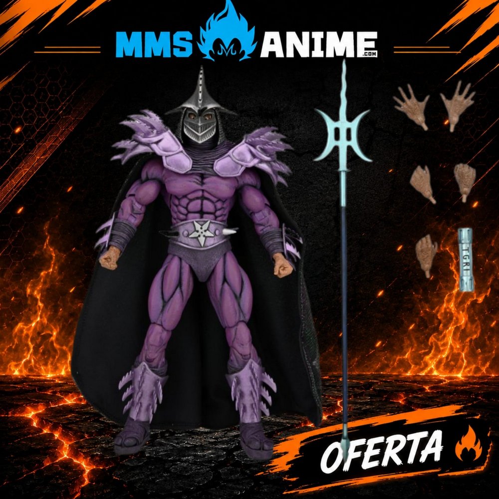 sh-figuarts-miniaturas-dragon-ball-MMSANIME_4 NECA COMIC CON TORTUGAS NINJA 2 THE SECRET OF THE OOZE ULTIMATE SHREDDER 30TH ANNIVERSARY - 24 CM - Imagen 1