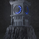 SAINT SEIYA SAINT CLOTH MYTH RELOJ DE FUEGO SANTUARIO - 26 CM