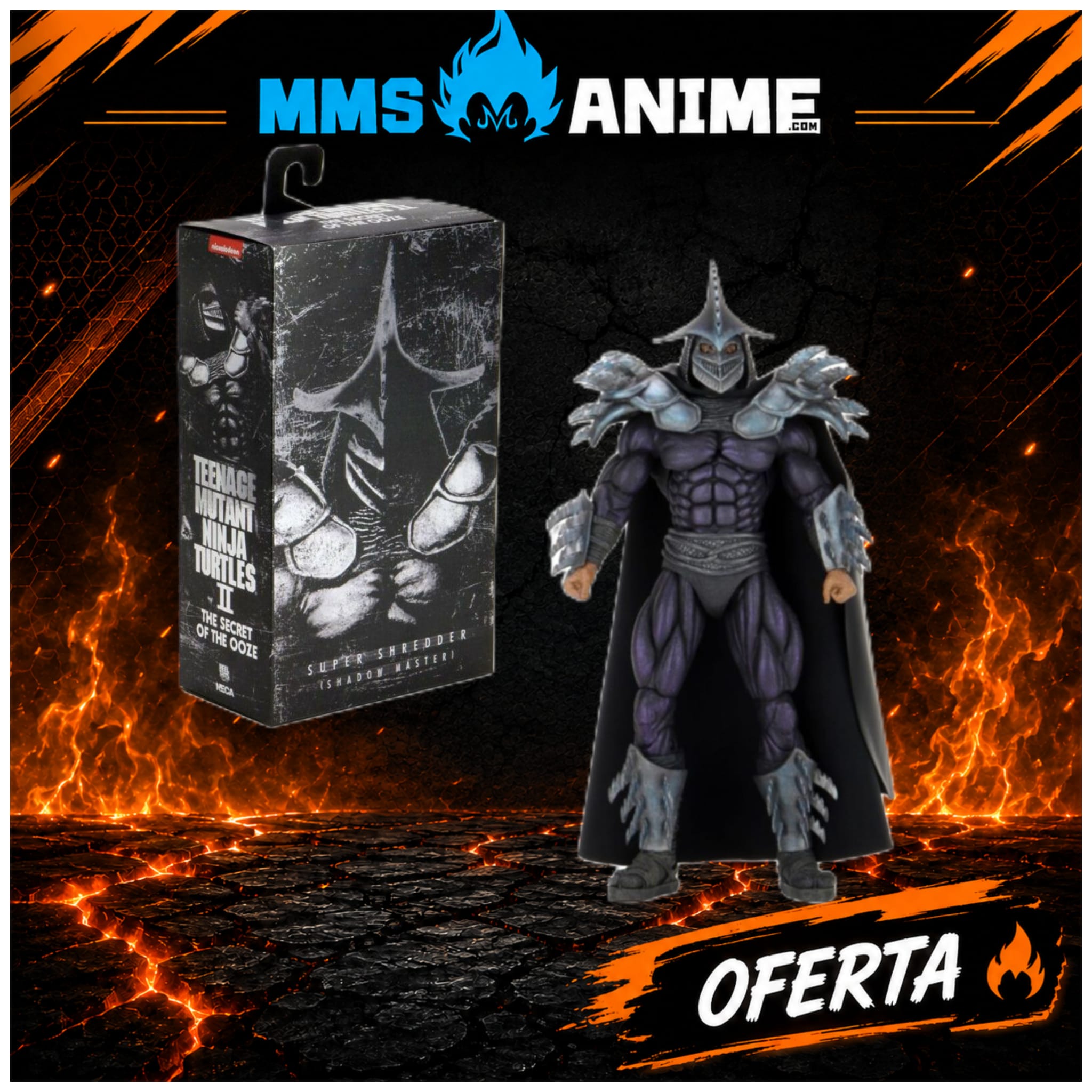 WhatsApp Image 2026-10-15 at 16.42.02 NECA TORTUGAS NINJA 1990 DELUXE SUPER SHREDDER - 20 CM - Imagen 1