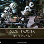 HOT TOYS 1/6 STAR WARS: RETURN OF THE JEDI SCOUT TROOPER & SPEEDER BIKE - 31 CM