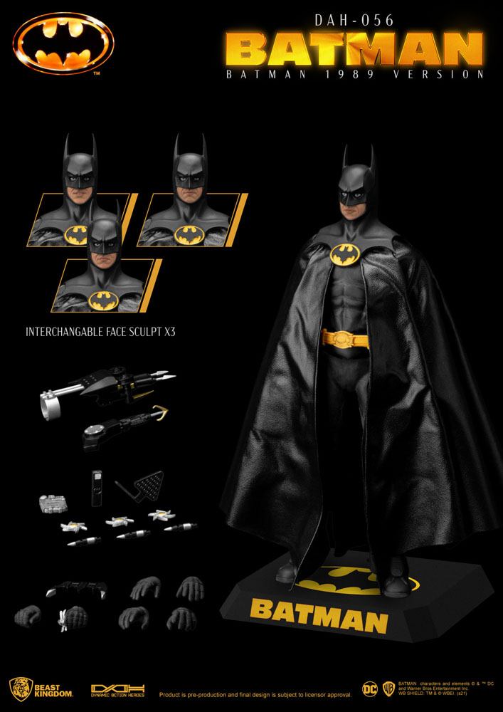 PRE-ORDER DICIEMBRE 2022] BEAST KINGDOM 1/9 DYNAMIC 8CTION BATMAN 1989 :  BATMAN - 21 CM | MMSANIME | Figuras de colección de cine y manga