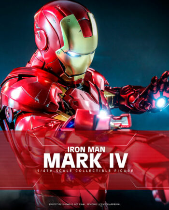 NECA Iron Man - Figura de acción de Iron Man (Mark 42) a escala 3 1/4