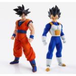 TAMASHII NATIONS BANDAI 1/9 IMAGINATION WORKS DRAGON BALL SON GOKU & VEGETA - 18/17 CM