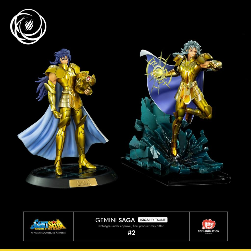 Figurine Tsume Ikigai – Saga Des Gémeaux (Saint Seiya) – 37 Cm – Neuve