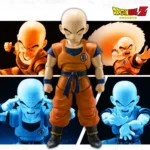 S.H FIGUARTS DRAGON BALL KRILLIN EARTH'S STRONGEST MAN - 12 CM (2ND. LAUNCH 2024 RE-RUN)