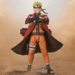 S.H FIGUARTS PREMIUM BANDAI NARUTO SHIPPUDEN NARUTO UZUMAKI SAGE MODE SAVIOR OF KONOHA VER. - 15 CM