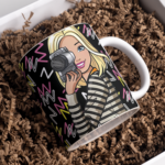 [DISPONIBLE] TAZA PERSONALIZADA BARBIE (M.132) - 325 ML