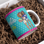 [DISPONIBLE] TAZA PERSONALIZADA BARBIE (M.168) - 325 ML