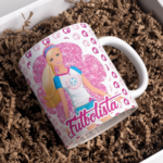 [DISPONIBLE] TAZA PERSONALIZADA BARBIE (M.186) - 325 ML