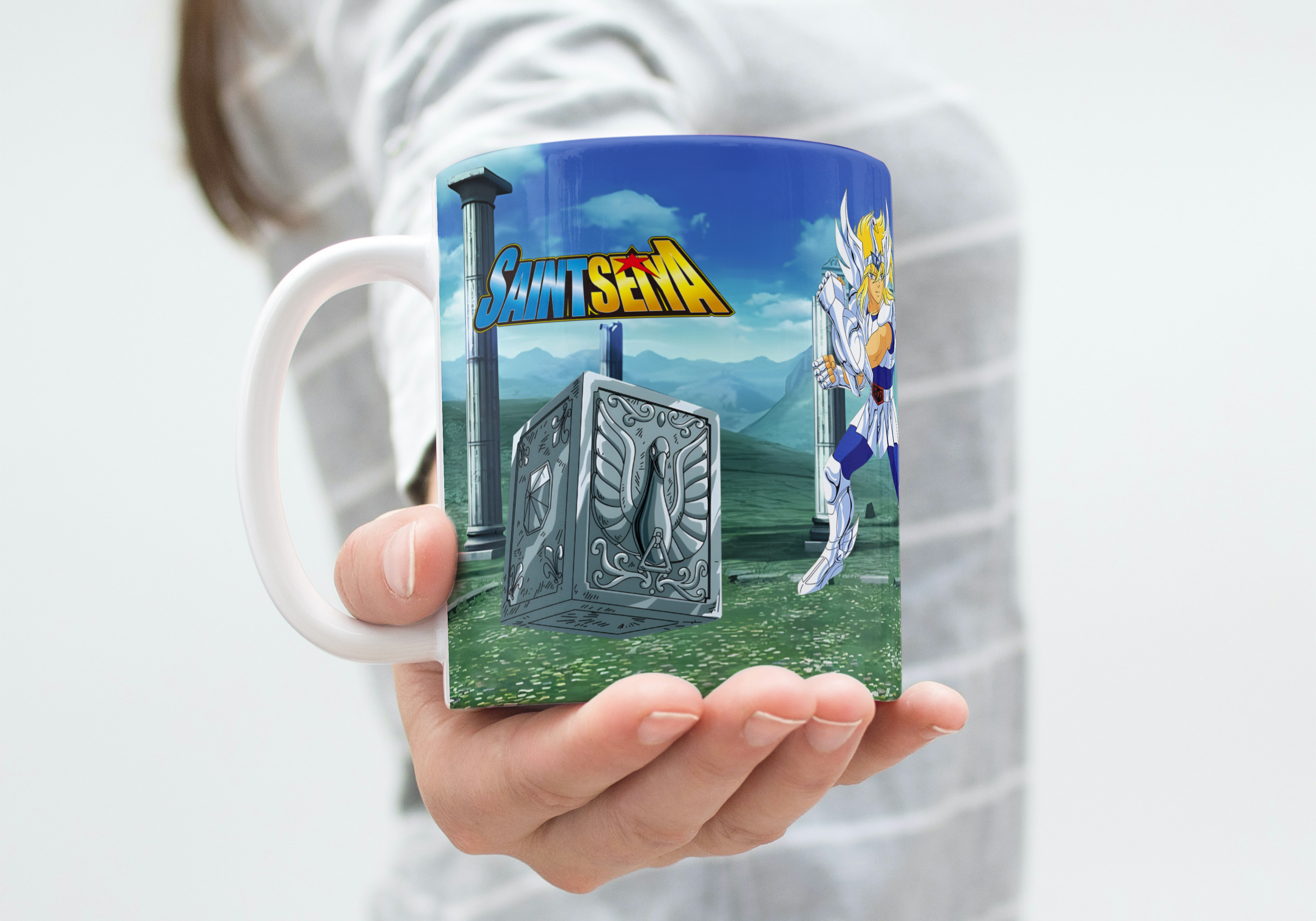 Caballeros del zodiaco M.340 presentacion taza 1