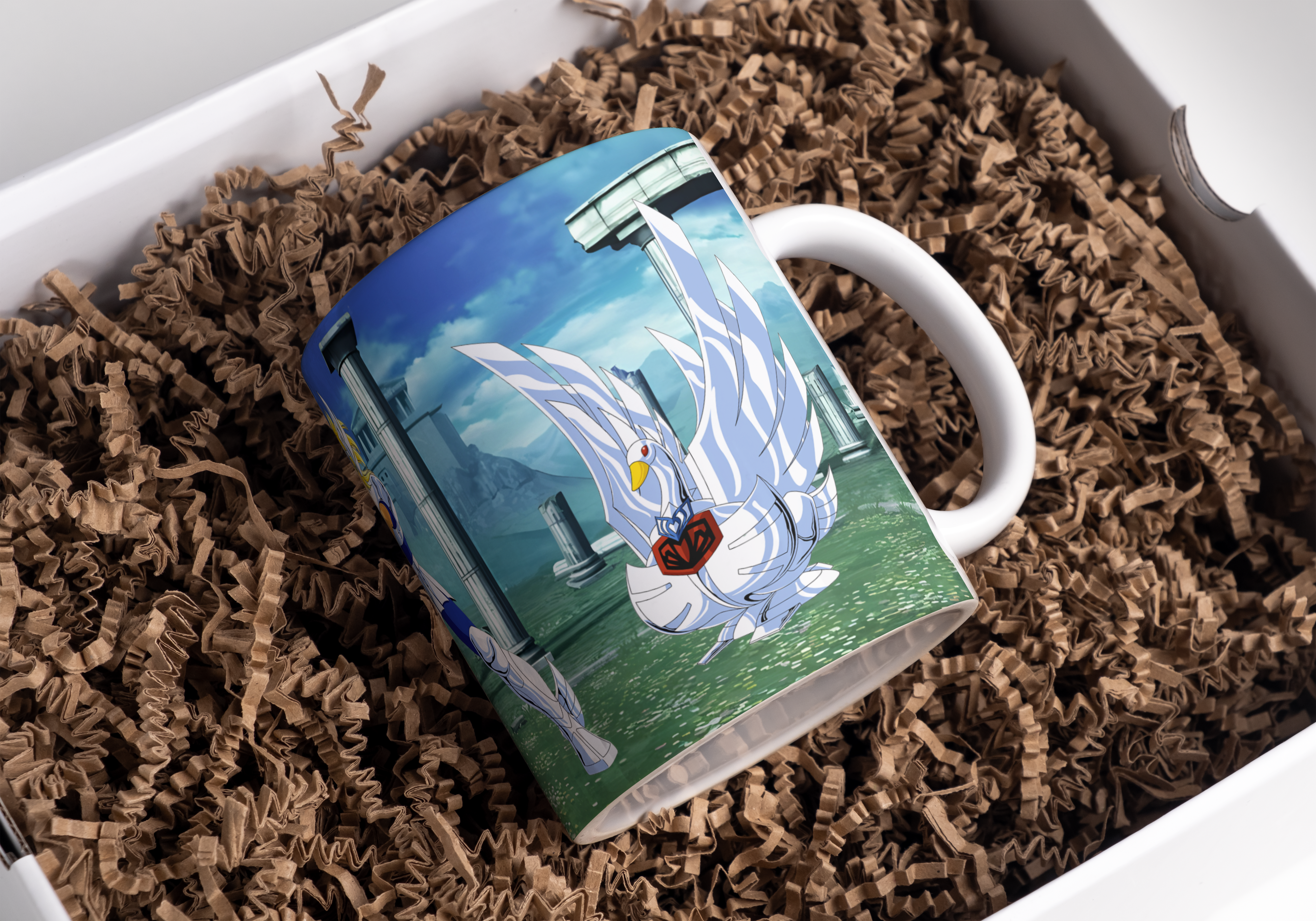 Caballeros del zodiaco M.340 presentacion taza 2