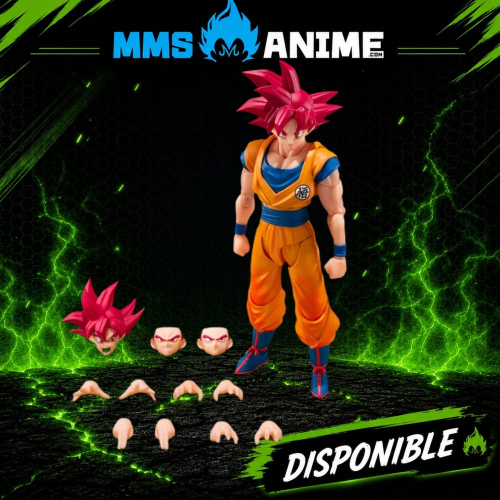 sh-figuarts-dragon-ball-son-goku-god-aura-MMSANIME S.H FIGUARTS DRAGON BALL SUPER SAIYAN GOD SON GOKU (GOD AURA) - 15 CM - Imagen 1