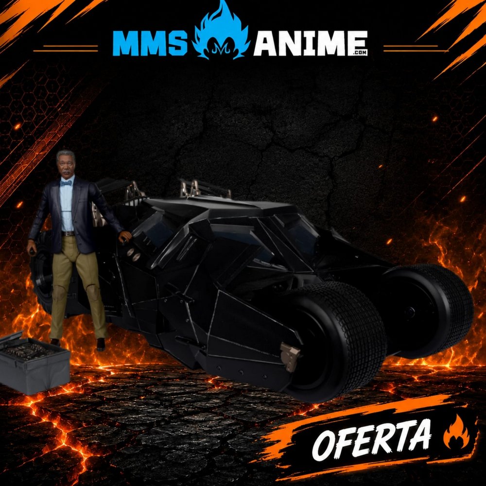 McFARLANE TOYS DC MULTIVERSE (GOLD LABEL) BATMAN THE DARK KNIGHT TUMBLER & LUCIUS FOX – 46 CM