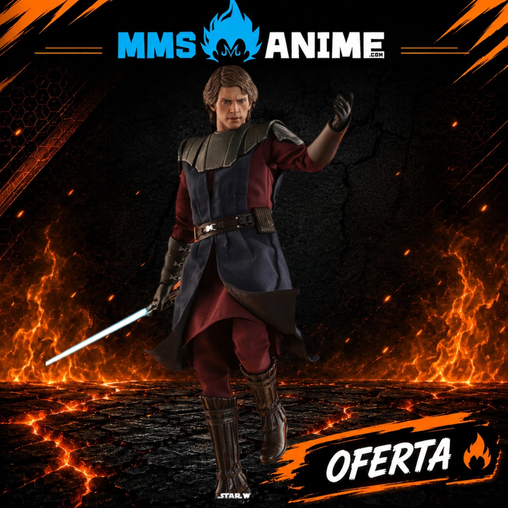WhatsApp Image 2026-08-09 at 07.36.21 HOT TOYS 1/6 THE CLONE WARS ANAKIN SKYWALKER - 31 CM - Imagen 1