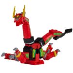PLAYMATES MIGHTY MORPHIN POWER RANGERS SET 5 COMBINABLES THUNDERZORD + TAZA PERSONALIZADA - Imagen 10