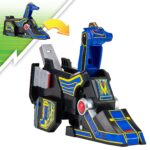 PLAYMATES MIGHTY MORPHIN POWER RANGERS SET 5 COMBINABLES THUNDERZORD + TAZA PERSONALIZADA - Imagen 17
