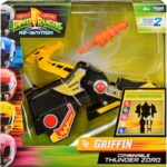 PLAYMATES MIGHTY MORPHIN POWER RANGERS SET 5 COMBINABLES THUNDERZORD + TAZA PERSONALIZADA - Imagen 16