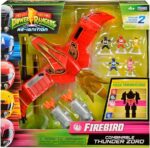 PLAYMATES MIGHTY MORPHIN POWER RANGERS SET 5 COMBINABLES THUNDERZORD + TAZA PERSONALIZADA - Imagen 6