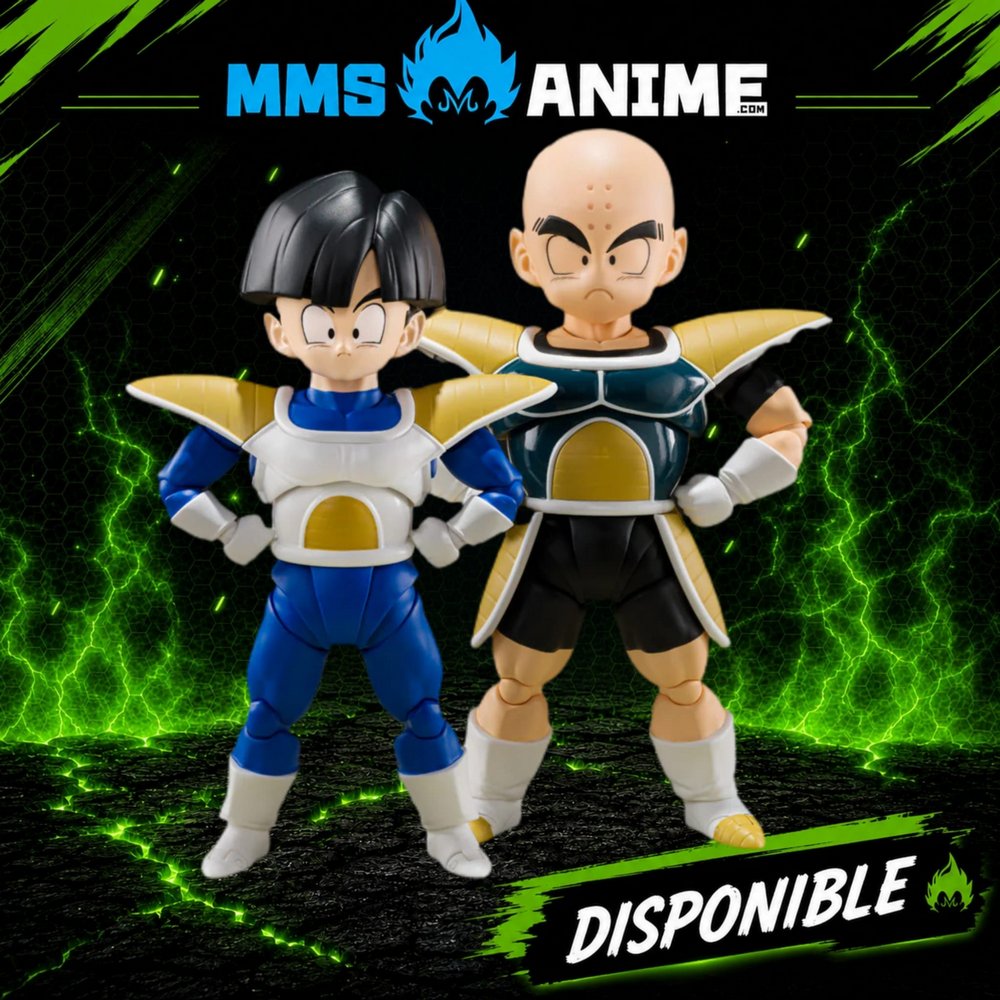 sh-figuarts-dragon-ball-disponible-MMSANIME_2 S.H FIGUARTS DRAGON BALL SON GOHAN BATTLE CLOTHES - 10 CM + S.H FIGUARTS DRAGON BALL KRILLIN BATTLE CLOTHES - 11 CM - Imagen 1