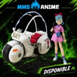 S.H FIGUARTS DRAGON BALL BULMA'S MOTORCYCLE HOIPOI CAPSULE + S.H FIGUARTS BULMA ADVENTURE BEGINS - 17 CM