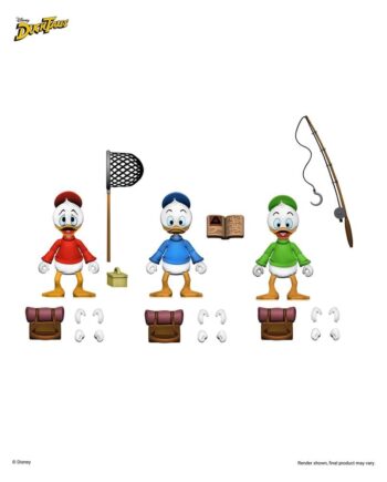 [PRE-ORDER FEBRERO 2027] NECA 1/12 DUCKTALES ULTIMATE PACK DE 3 HUEY, DEWEY & LOUIE - 10 CM
