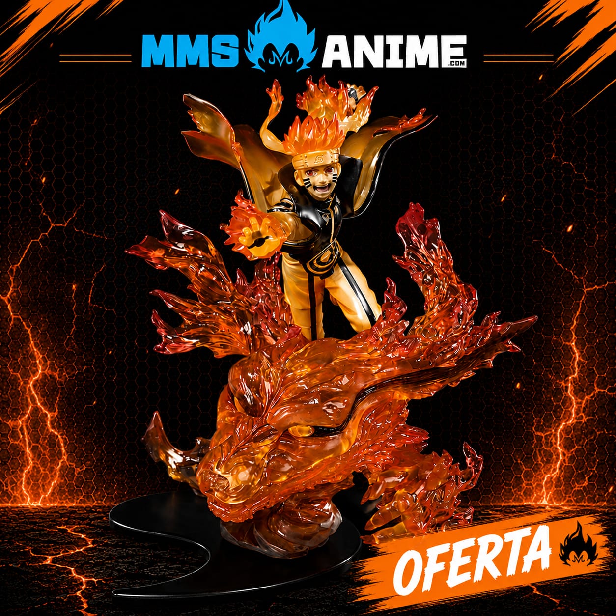 WhatsApp Image 2026-08-06 at 05.51.27 FIGUARTS ZERO RE-ISSUED NARUTO SHIPPUDEN KURAMA KIZUNA RELATION - 21 CM - Imagen 1