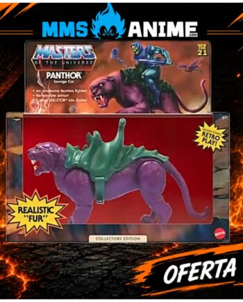 MATTEL MASTERS OF THE UNIVERSE ORIGINS 2021 PANTHOR FLOCKED COLLECTORS EDITION EXCLUSIVE - 14 CM