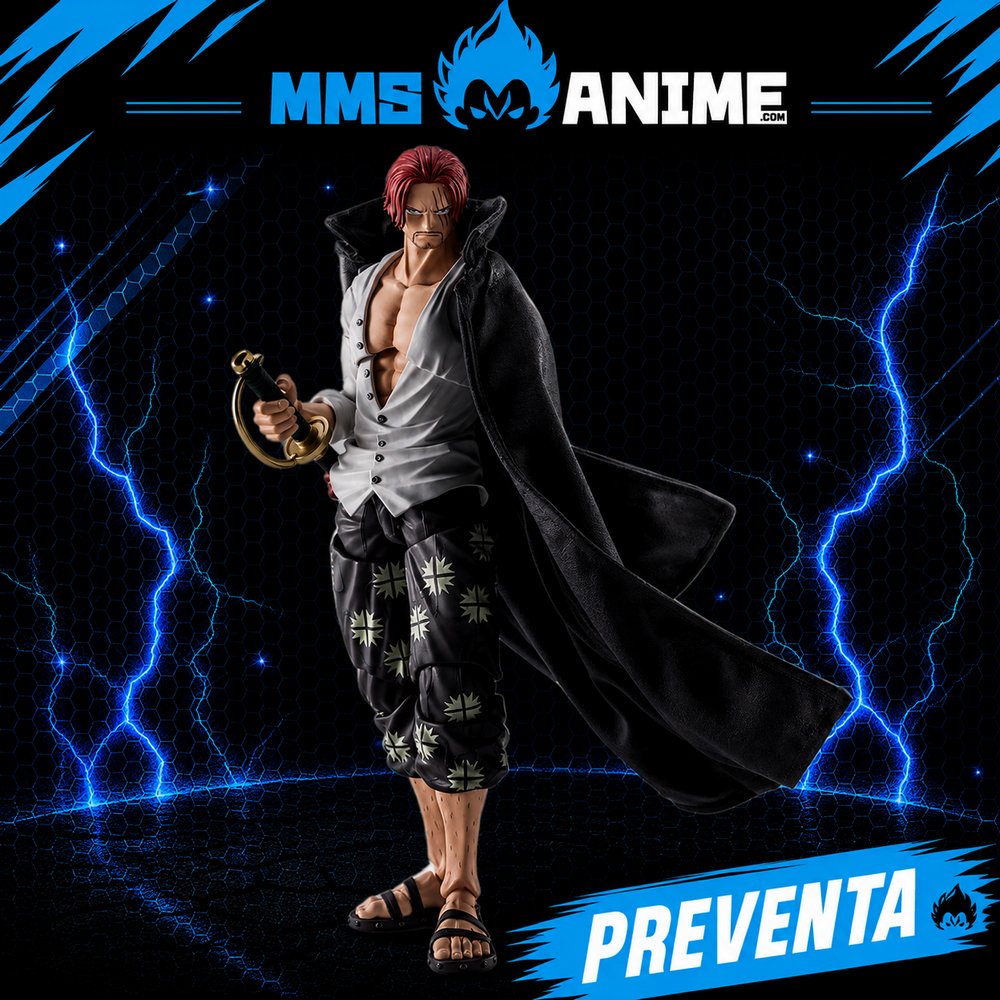 sh-figuarts-one-piece-shanks-marineford-mmsanime S.H FIGUARTS ONE PIECE SHANKS -MARINEFORD- 17 CM - Imagen 1